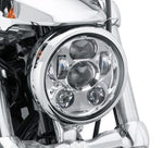 VisionPRO 8600B Series 5 3/4" Black LED Projection Daymaker Headlight for Harley Sportster, Dyna and Other Models